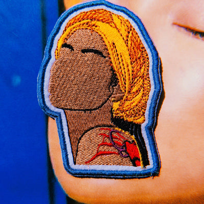 Chilombo Spirit Embroidered Patch | RnB Soul Healer Iron-On | Chill Vibes Patch for Jackets, Bags & Clothing