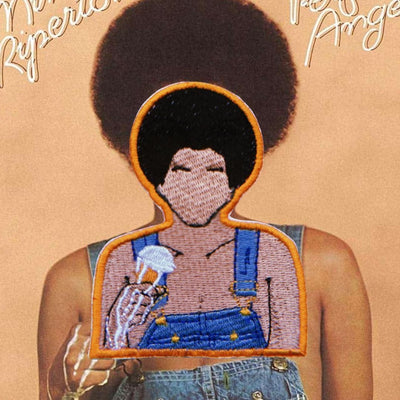 Lovin' You Songbird Embroidered Patch | Vintage Soul Singer Iron-On | Nostalgic RnB Patch for Jackets, Bags & Clothing