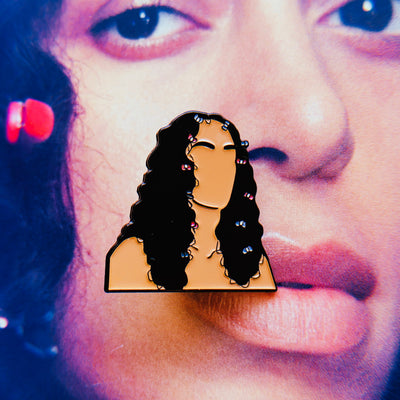 Seat at the Table Enamel Lapel Pin | RnB Art Music Pin | Black Culture Pin for Jackets, Backpacks & Tote Bags