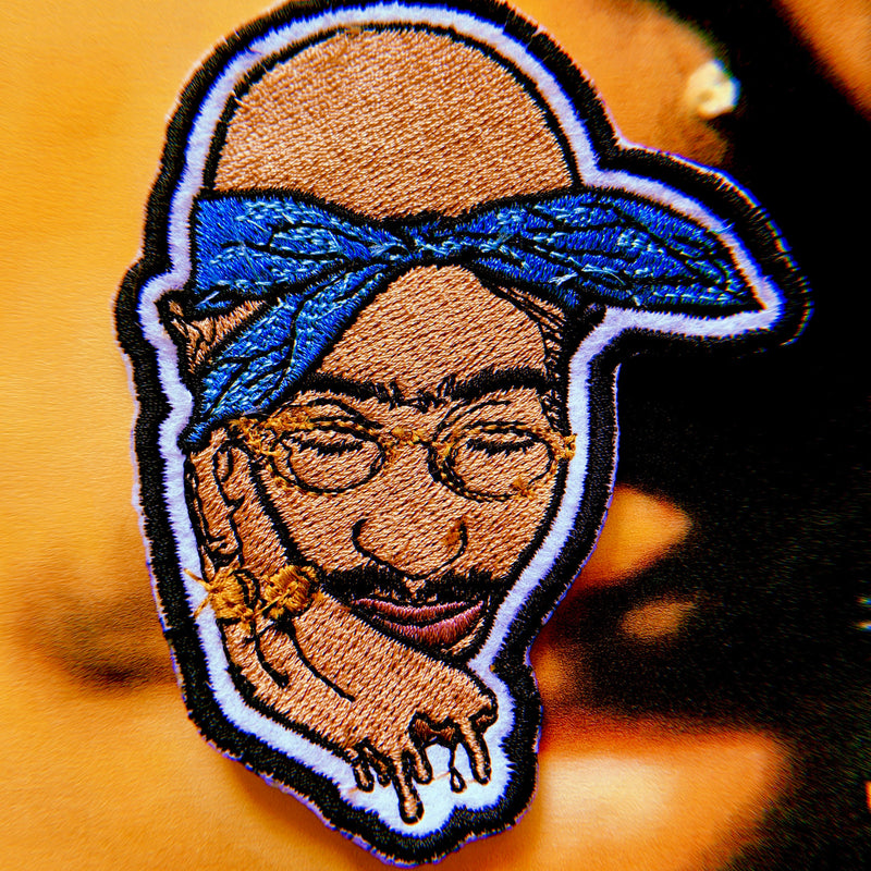 West Coast Legend Embroidered Patch | 90s Hip Hop Tribute Iron-On | Black Culture Patch for Jackets, Bags & Clothing