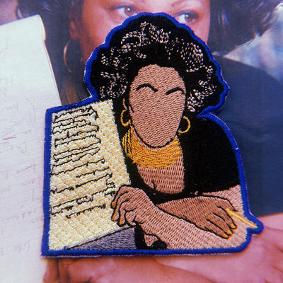 Beloved Author Embroidered Patch | Literary Icon Iron-On | Black Literature Feminist Gift Patch for Jackets & Bags